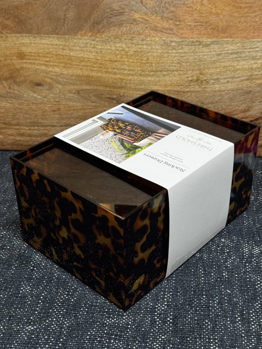 Threshold™ Multi-Function Stacking Drawers Beauty Organizer, Animal Print - Picture 5 of 16